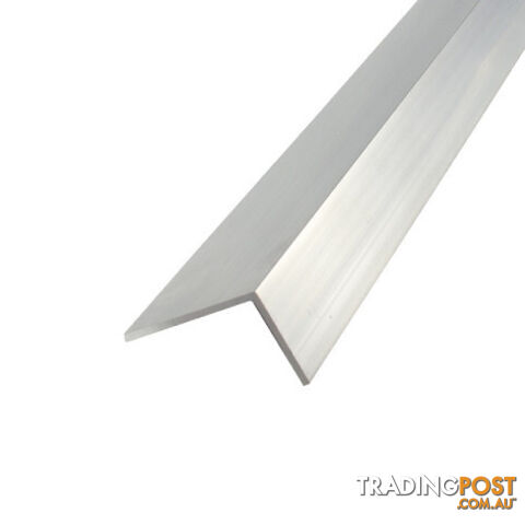 Aluminium Angle 40mm X 25mm X 3mm X2400mm Mill Finish