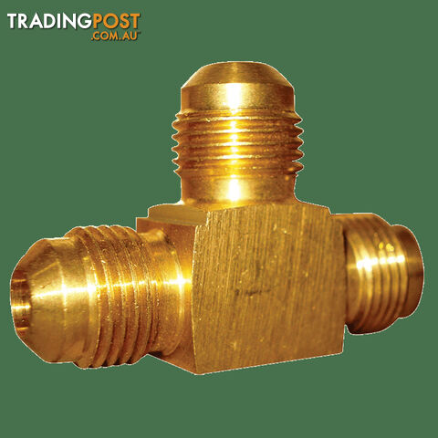 Sae No19 All Male 3-Way Tee Connector 3/8". 1410621