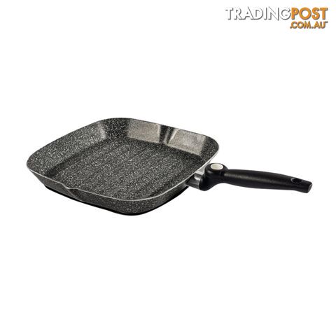 Stonerock Grill 28cm with foldable Handle Aluminium Non-Stick. Srg-28