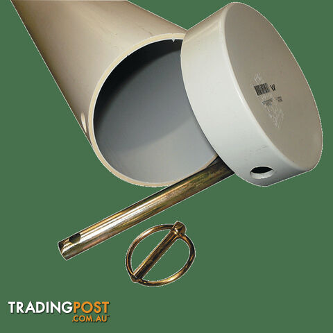 Pole Carrier (S) 2000mmx100mm C/W Pair Of Mounting Brackets. Pc100-2M