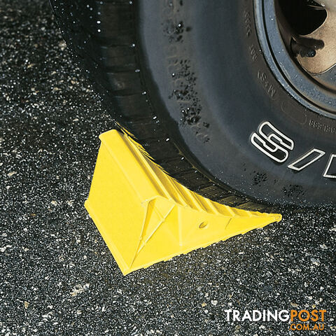 Wheel Chock Yellow. 44412/Bulk44432