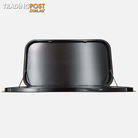 Picnic Table Black 800X450mm C/W Chrome Lock.