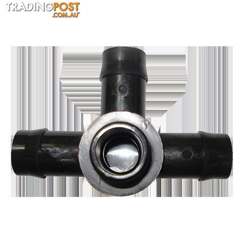 Threaded Side Outlet Tee 19mm Barbed X 1/2" Bsp Male. Tbms1915