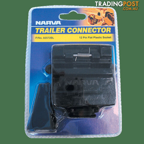 Narva 12 Pin Trailer Socket. 82072Bl