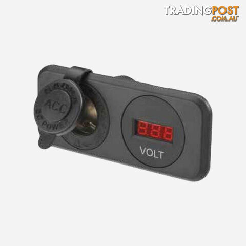 Accessory Socket H/D And 12/24V Dc L.E.D Volt Meter .81145Bl