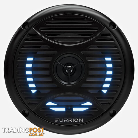 Furrion 5" Black 2-Way Ip55 Waterproof Outdoor Speaker W/ Led Ring(Sold Each)....