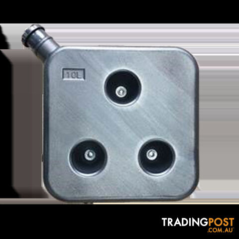 Diesel Heater Lockable Fuel Tank - Black - 10L (390X390mm)