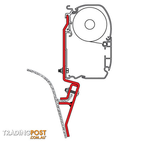 Fiamma Awn Vwt2/T3 Fitting Brackets For F45. 98655-035