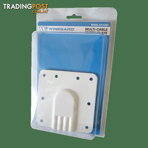 Winegard 4 Cable Entry Plate. Ce-4000