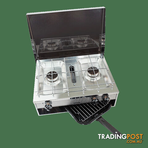 Thetford New Spinflo Hotplate 2 Burner S/Steel. Sht27648Z - Pick up only