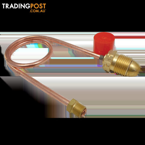 Copper Pigtail Pol 1/4Inv Flr 450mm Long. 6360510/Ke-Re912Fs20