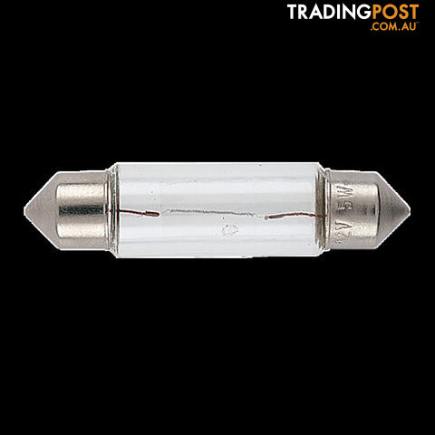 Festoon Globe 12V 5 Watt 11mmx41mm 10 Pack. 47258