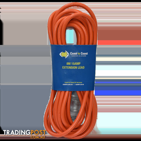 Coast 22M/15Amp Heavy Duty Extension Lead - Led Equipped.Md-15+Md-15Z/22