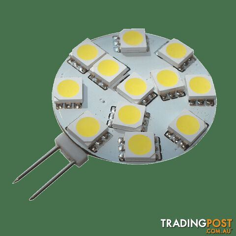 Led G4 12 Replacement Bulb. Side Pin. Cool White. 12 Volt. 0211311C