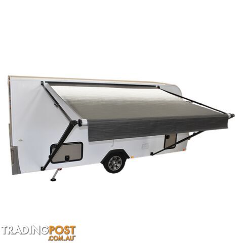 Carefree 16ft Triple Black Shale Fade RO Awning (No Arms). Comes With Black Springs. FP166E4E