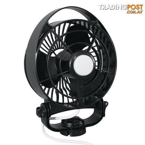 Caframo Maestro 12V Black 6" Variable Speed Fan W/ Light And Wired Control....