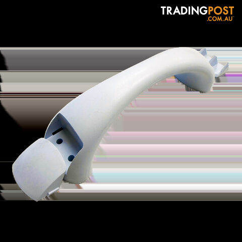 White Plastic Grab Handle. Xj3Handle01/C2734B