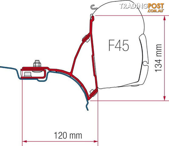 Fiamma Kit VW T5 Transporter Multivan 98655-647