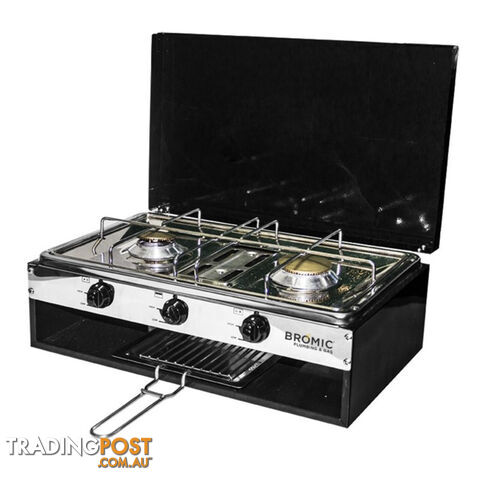 Lido Junior (New) 2 Burner+Grill C/W Flame Failure Valves+Lid. 2020068