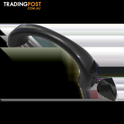 Black Plastic Grab Handle. Xj9Handle08