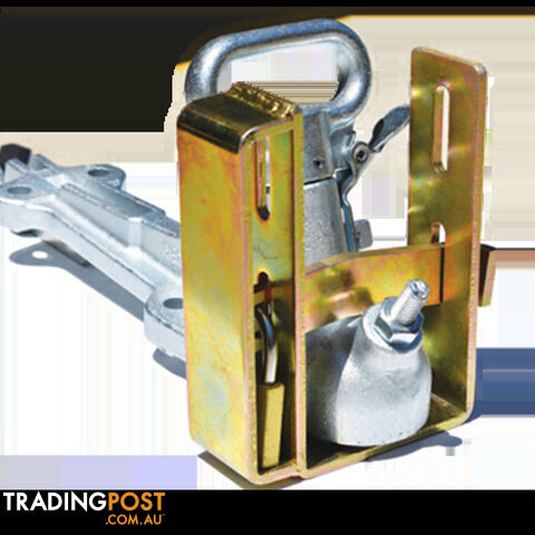 Dual Trailer Coupling Lock Heavy Duty - Inc. Padlock. Cl-50