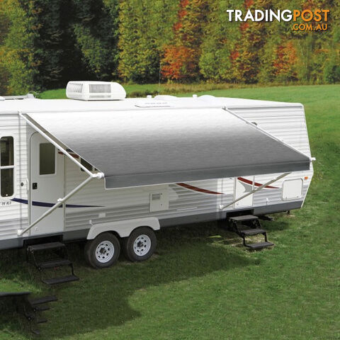 Carefree 14' Eclipse 12V Silver Shale Fade Awning