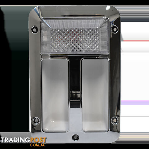 Assist Handle W/ 12V Led Light. Chrome Abs.