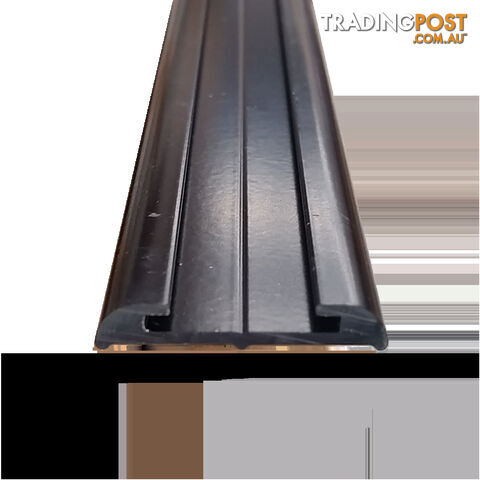Truline Flat Aluminium Black 31mm X 4.8m