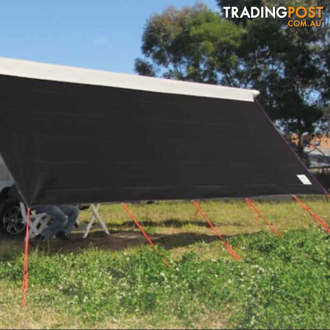 COAST V2 BLACK Sunscreen W3110mmxH1800mm to suit 11' CF Awning
