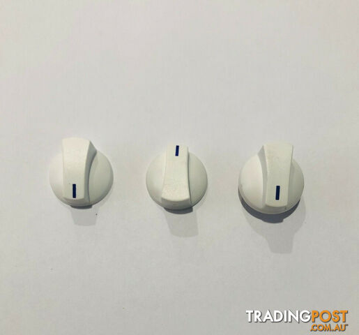 Aircommand Control Knobs to suit Heron 2.2 White. Set Of 3. 0018300