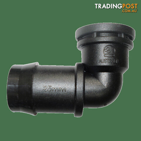 Threaded Elbow 25mm Barbed X 1/2" Bsp Female. Ebf2515