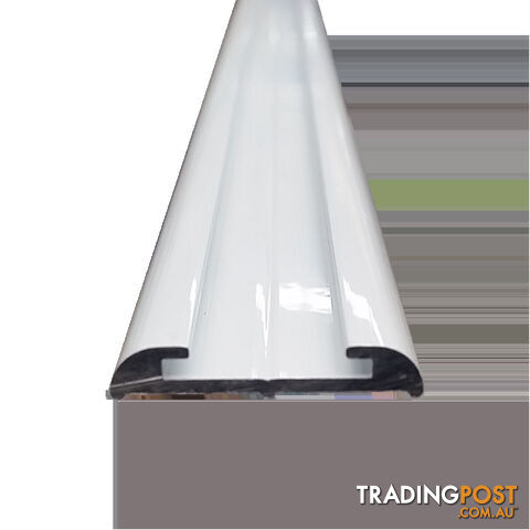Truline Flat Aluminium White 31mm X 4.8m