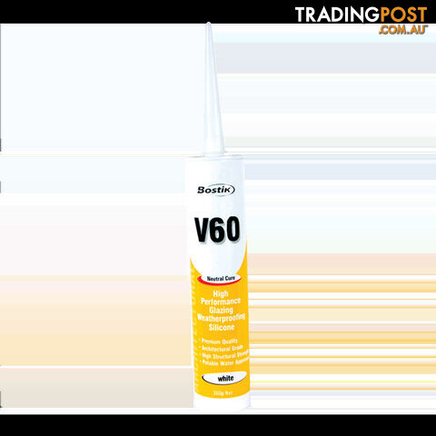 V60 Silicone Sealant Non Acetic 300Gm Tube Grey 315670