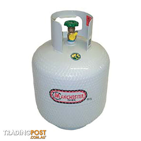 Manchester 9Kg Grade 2 Gas Cylinder Pol - L/H Thread No Guage