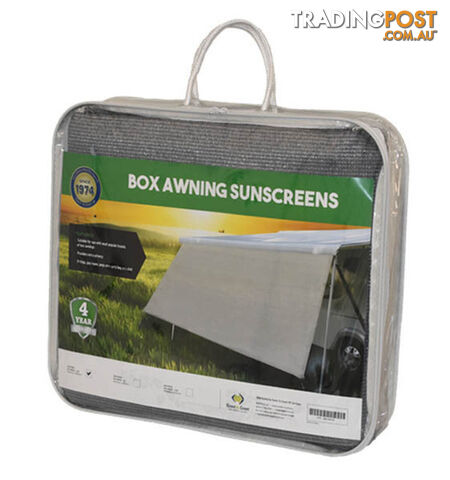 COAST TRAVELITE Sunscreen - W3850mm x H1800mm - to suit 4.0m Box Awning