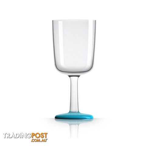 Palm Marc Newson Tritan Wine Glass W/ Vivid Blue Nonslip Base 300Ml. Pm852