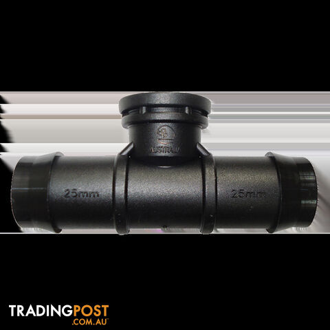 Threaded Tee 25mm Barbed X 1/2" Bsp Female. Tbf2515