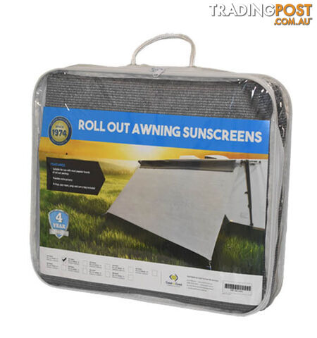 COAST TRAVELITE Sunscreen - W3720mm x H1800mm - to suit 13Ft Roll-Out Awning