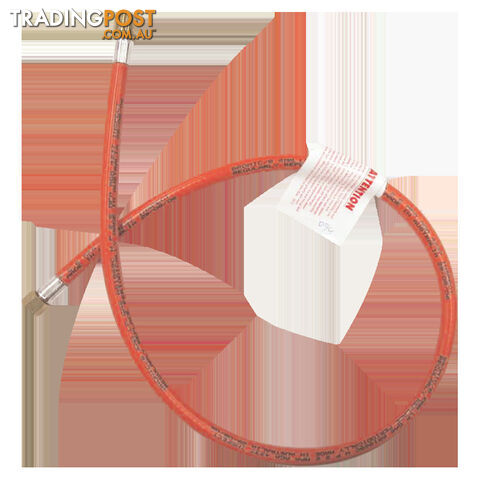 Gas Hose 3/8" Bspm X 1/4" Bspf X 900mm. 6Hbb0900