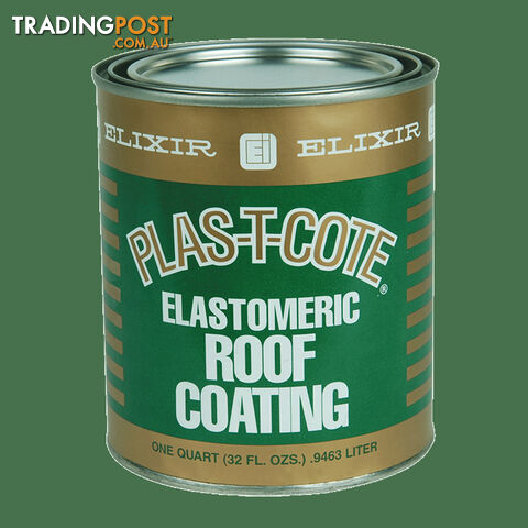 Elixir Plas-T-Cote Roof Sealer White 946Ml. 47032