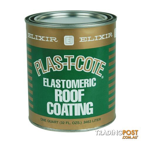 Elixir Plas-T-Cote Roof Sealer White 946Ml. 47032