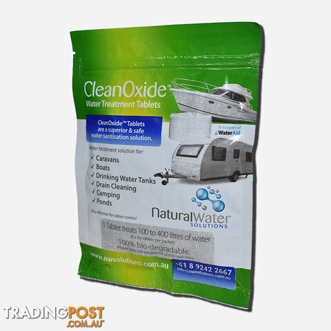 Natural Water Chlorine Dioxide Tabelets 8 X 4Grms.Cot4