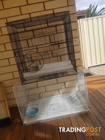 Two storey rat cage