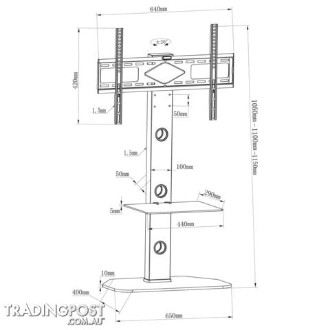 TV & Monitor Mounts - 51073 - 8719883784687 - photo 5 of 5