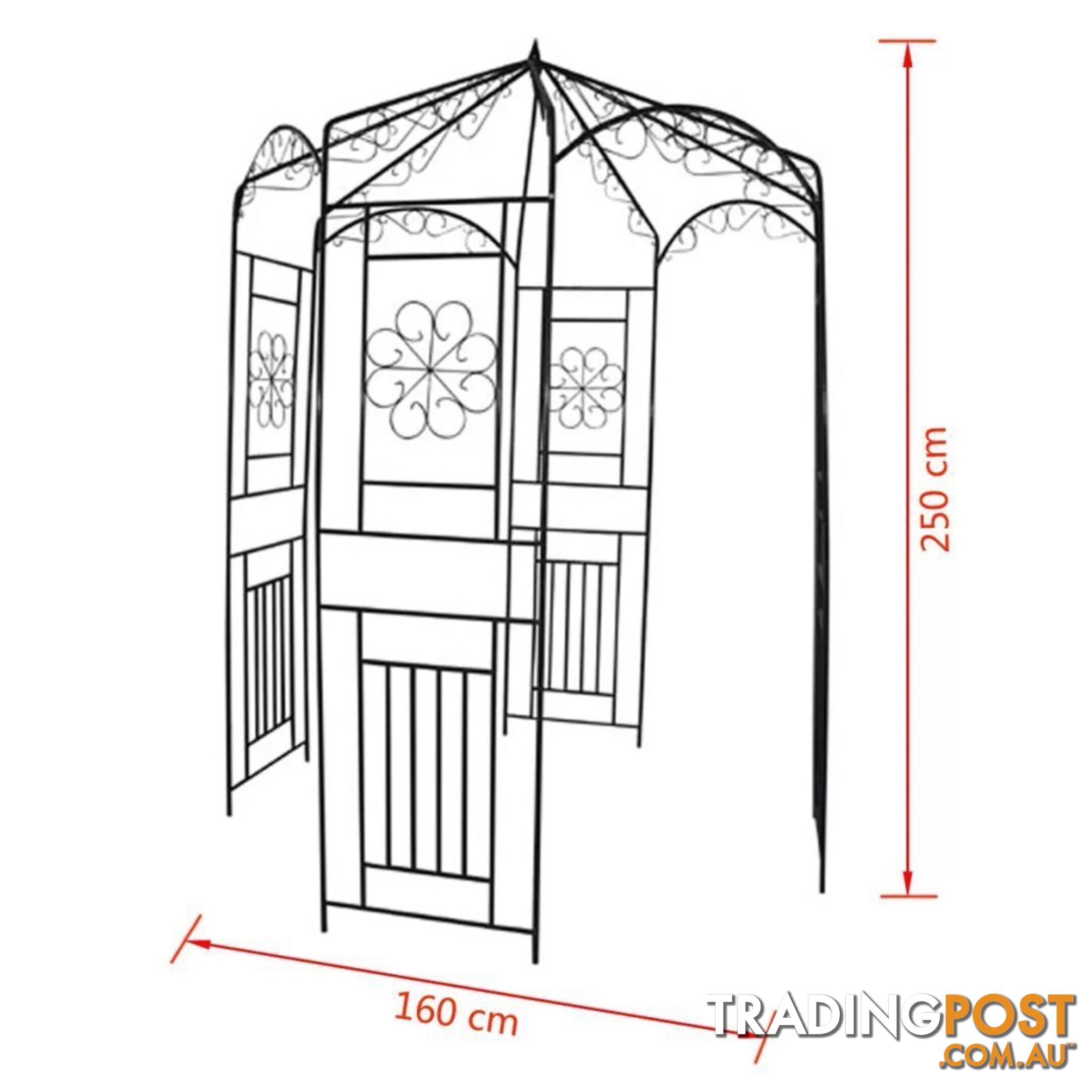 Garden Arches, Trellises, Arbours & Pergolas - 40269 - 8718475802556