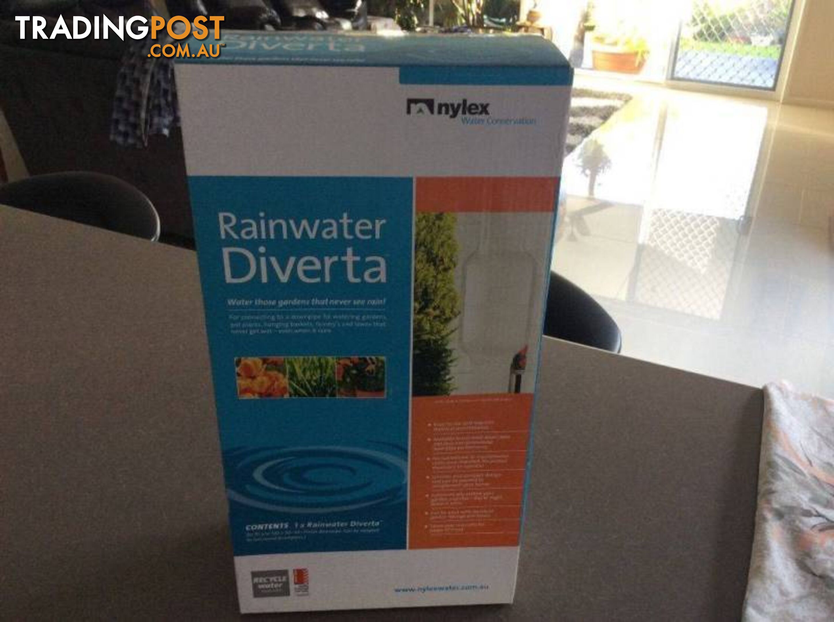 Rainwater Divertaª is designed to divert water from the down PIPE