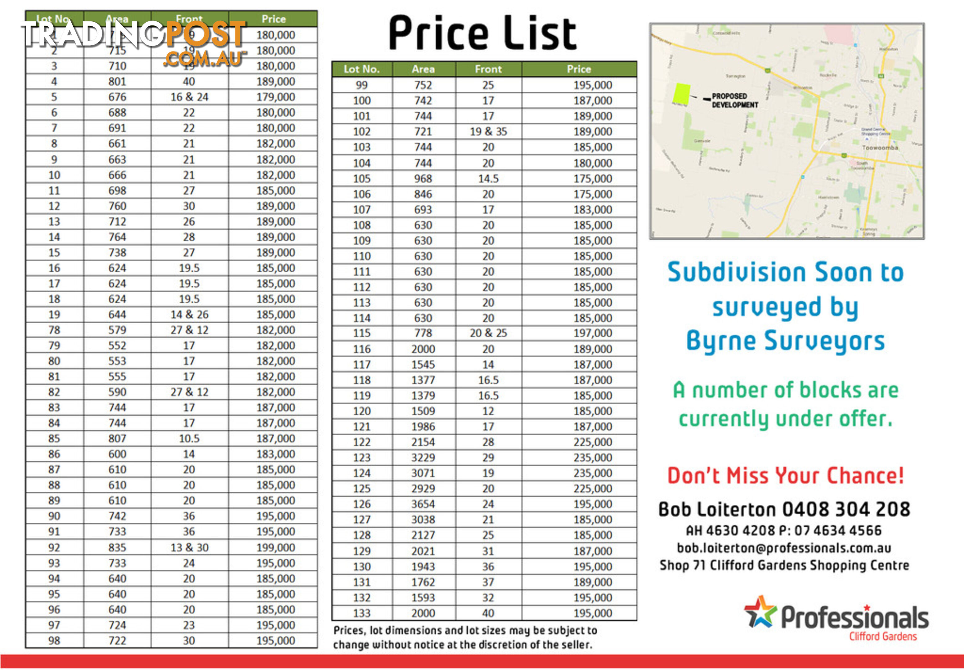 Lot 128 Basset Crescent TORRINGTON QLD 4350