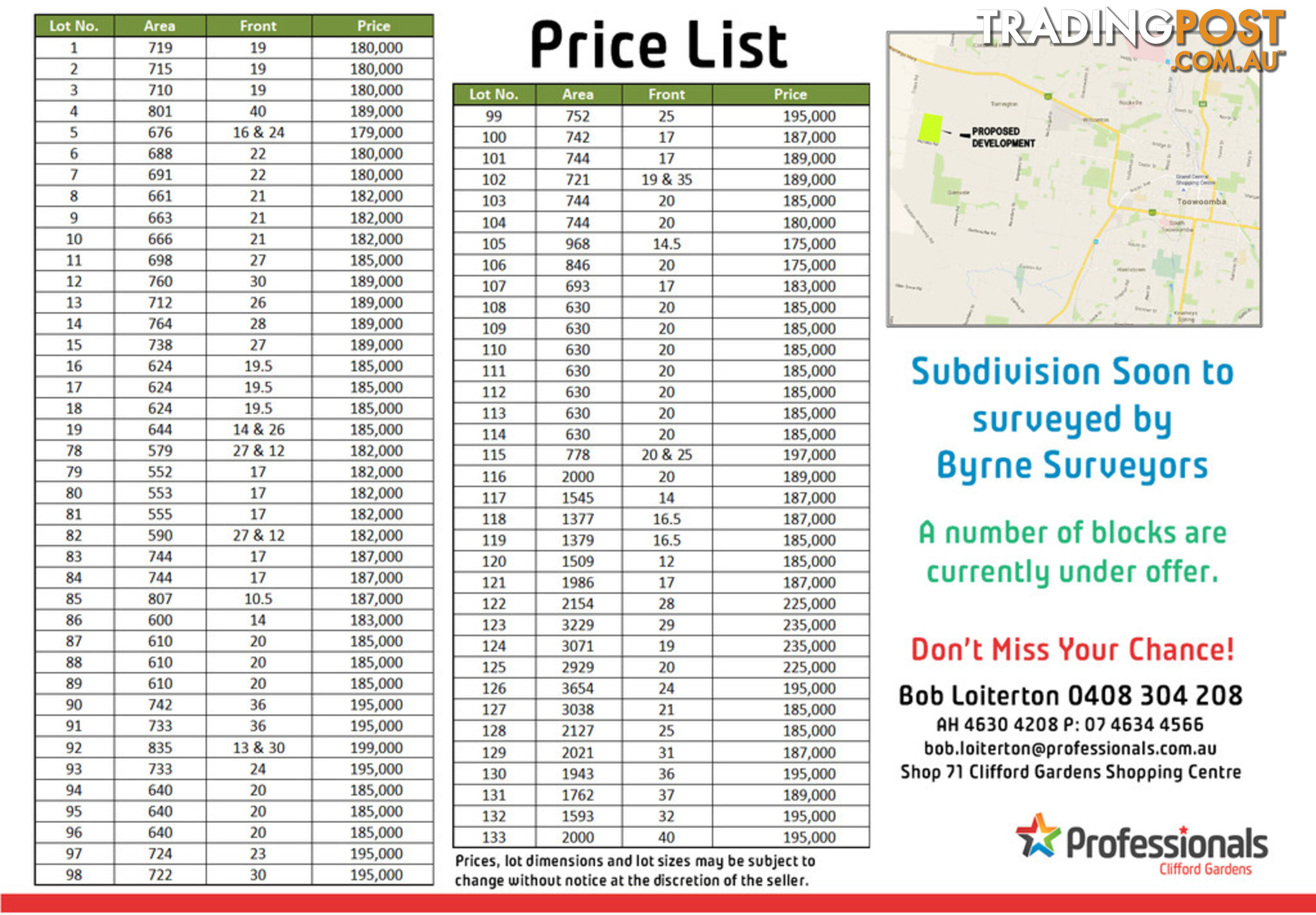 Lot 102 Cnr Basset Crescent/London Circuit TORRINGTON QLD 4350