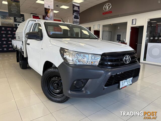 2018 TOYOTA HILUX WORKMATE TGN121R CAB CHASSIS