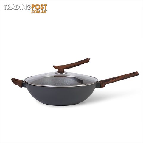 FISSMAN Wok pan CAPELLA - 30x8.5 cm / 4.3 LTR with glass lid - 14957 - photo 4 of 4